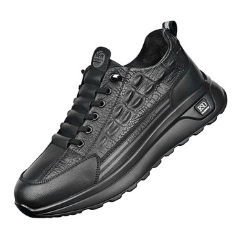 Jiangnan kangaroo winter warm sports men's shoes non-slip