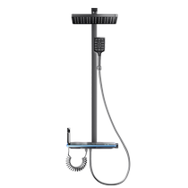 Chigo household shower set bathroom shower shower thermostat shower square tube concealed installation 1710