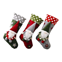 Chaussettes de Noël Bags de cadeaux Maternelle Enfants Aînés Noël Chaussettes Cadeaux Cadeaux Décorated Christmas Sox Pendentif