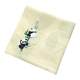 Pure cotton embroidered handkerchief, Chinese style gift for foreigners studying abroad, portable sweat-absorbent square scarf, giant panda