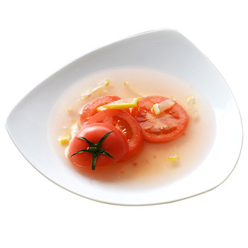 Ceramic nordic creative household fruit salad plate