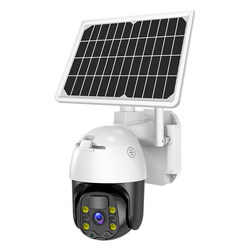 Solar monitor camera home mobile phone remote wireless camera 4g outdoor 360 degree outdoor without network