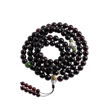 Potala Palace Blood Amber Jasper 108 Buddha Beads Bracelet Womens Beads Multi-circle Bracelet Plate Playing Rosary