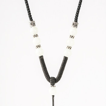 Natural jadeite and hetian jade pendant lanyard hand-woven guanyin buddha safety buckle jade pendant red and black necklace rope