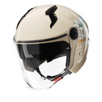 Blue pole star winter helmet