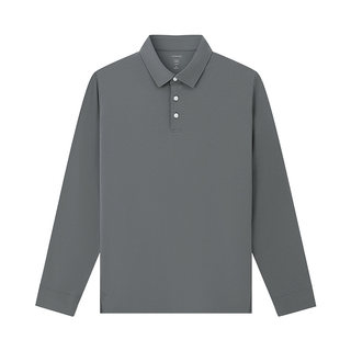 Shirushi autumn and winter long-sleeved business warm polo shirt