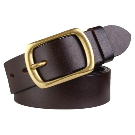 Cuir de vachette première couche pour hommes, cuivre pur, livré avec perforateur