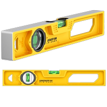 Green forest level high-precision flat water ruler small level with magnetic measuring ruler solid cast aluminum multi-function ruler