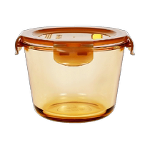 Chuangde household new glass instant noodle bowl soup bowl large-capacity sealed lidded high-end salad bowl high-temperature resistant tableware