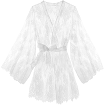 Miss Curious Lace Nightgown Womens Summer 2024 New Pajamas Comfortable and Sexy French Home Clothes Thin Section Pure Desire