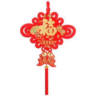 高档中国结挂件福字大号客厅电视背景墙玄关装饰品新年挂饰平安结