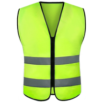 Treasure Lemle Reflective Vest Safety Jacket Traffic Construction Clothing Engineering Fluorescent Yellow Waistcoat Internecroworker Clothes