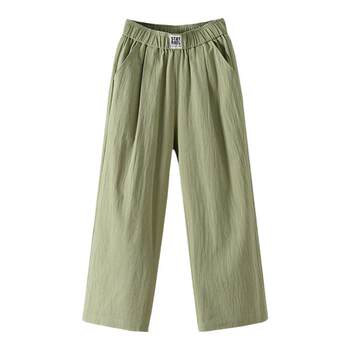 Jevru summer ຜ້າຝ້າຍບາງໆແລະ linen ຂາກວ້າງເກົ້ານາທີ