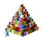 Minecraft magnetic cube toy