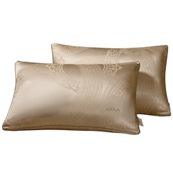 Luolai Home Textile Pillow Core Jacquard Tianshan Snow Goose 95% White Goose down Antibacterial Seven-Star Pillow Student Dormitory Single Pack