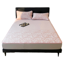 Catman Class A jacquard mat summer ice silk mat three-piece set summer 2024 new mat machine washable bed sheet