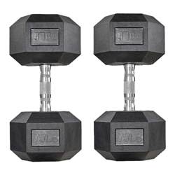 Dumbbells for Men's Fitness, Home Use, Hexagonal Rubber-Coated Solid Cast Iron Small Dumbbells for Arm Muscle Training, Women's and Children's Rubber-Coated Dumbbells