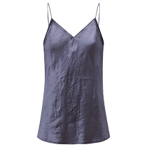 Pre-sale COCOBELLA 100% acetic acid] Luxurious silk stitching pleated temperament camisole VT0012-3
