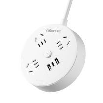 NVC socket round plug-in wiring board multi-functional household creative disc converter dormitory charging drag line board