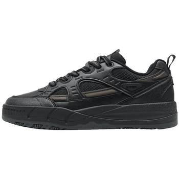 Xtep mizong sneakers all black business shoes 2025 winter new trendy comfortable versatile casual shoes men's sports shoes