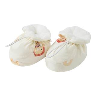 童泰婴儿棉鞋秋冬纯棉夹棉新生儿软底鞋初生儿护脚鞋套宝宝步前鞋