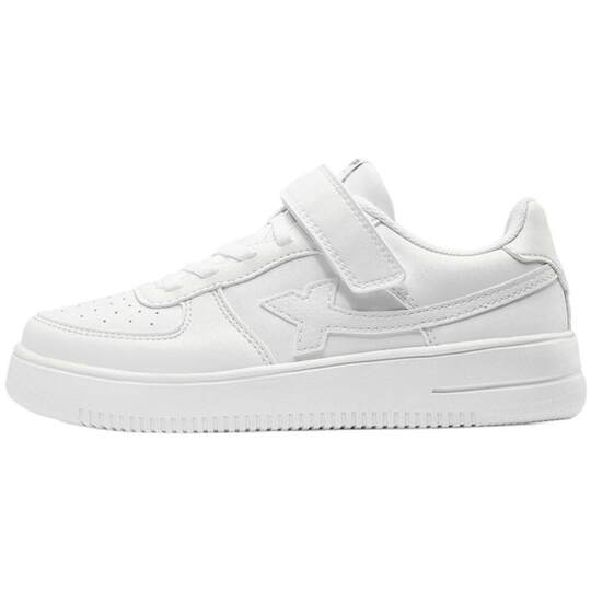 Xtep children's shoes boys low top sneakers white shoes