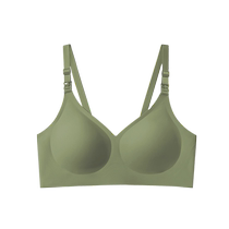 Jingqi Maternity Nursing Bra Pregnancy and Postpartum Nursing Bra Push-Up Anti-Sagging Seamless Back Beauty 2-Pack