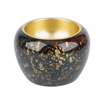 Lacquer ທອງເຫລືອງ qinglan ກໍ່ສ້າງນ້ໍາຊາລ້າງ tank ແສງສະຫວ່າງຫລູຫລາລະດັບສູງຊາ residue tank ຖັງນ້ໍາເສຍທີ່ມີການປົກຫຸ້ມຂອງນ້ໍາຊາແຍກຕ່າງຫາກ