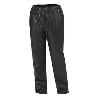 Men's loose leather pants that are windproof, warm and velvet thick