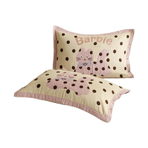 (Self-operated) Pliton cotton pillowcases four-layer gauze cotton pillowcases one pair snap-button anti-slip pillowcases