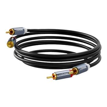 Green red and white double lotus audio cable lossless sound quality