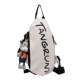 Trendy brand crossbody bag men's ins sports waist bag casual fashion shoulder bag female student personality small cross bag chest bag