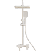 Cream white shower lift shower bath engineering hot and cold shower large shower set faucet 3062