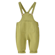 2023 New Childrens Overalls Spring Thin Openable Baby Pants Small and Medium-sized Childrens Casual Pants Boys and Girls Pants