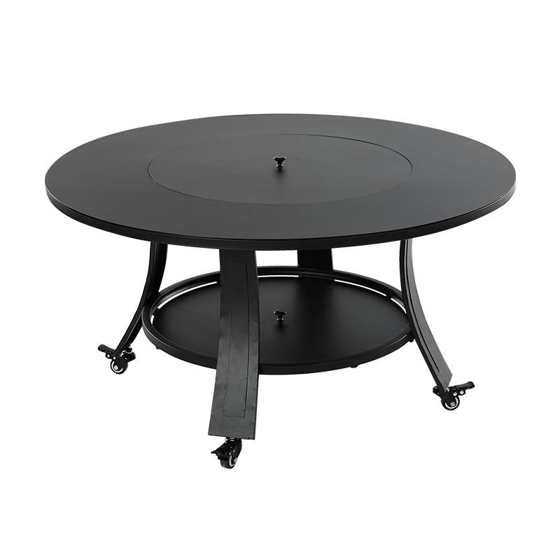 Dimeshy tea-making barbecue table with multiple uses