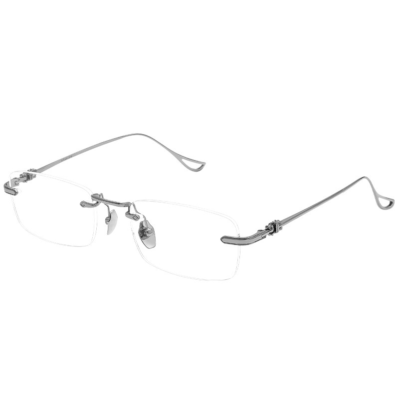 Photochromic frameless myopia glasses fashionable sunglasses