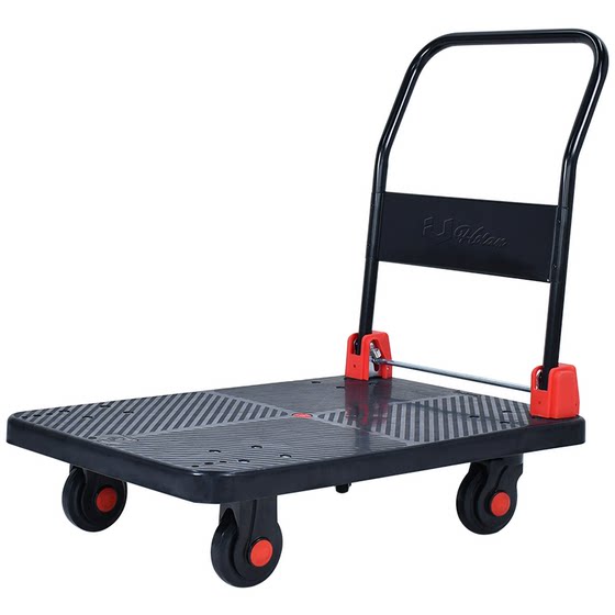 Hand -strolled small cart, pulling cargo tablet car, carriage car, home folding portable trailer to pick up courier cars