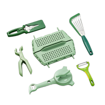 (Self-operated) Swiss Likan kitchen gadget set household kitchen scissors and paring knife set kitchen artifact