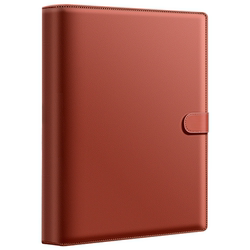 Leather-Covered Family Document Storage Bag, Thickened Loose-Leaf A4/B5 Storage Binder, Certificate and Receipt File, Maternity and Baby Medical Record Folder, Document Folder, Document Bag, Property Deed Protection Cover, Important Contracts
