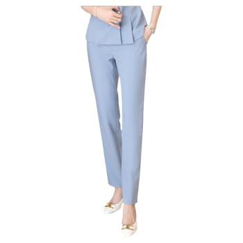 Shiluya straight slim business trousers