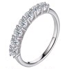 IDO Forever cultured diamond seven-star row diamond ring