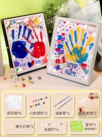 Отпечаток рук, фоторамка, набор материалов, салфетки, «сделай сам», не оставляет следов, 4 шт