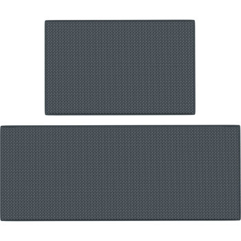 Woven kitchen floor mat