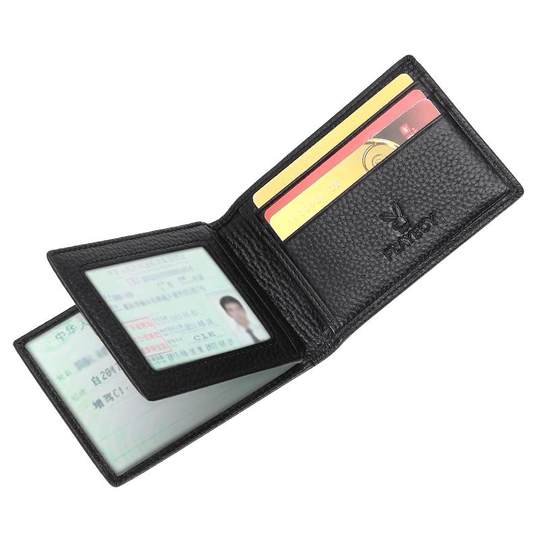 Мужской кожаный чехол для водительских прав Playboy