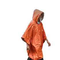 Emergency thermal insulation and convenient raincoat for outdoor hiking and mountaineering