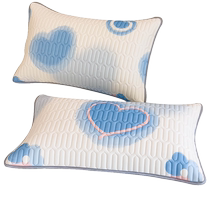 Pair of latex pillowcases for summer 48*74cm washable ice silk summer cool pillowcases single pillowcase liner