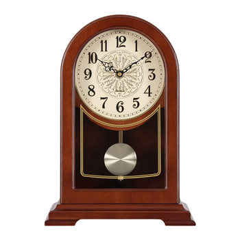 Solid wood clock with precise, noiseless and silent swing