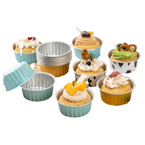 Air fryer special tin foil bowl reusable household pudding cake mold baking barbecue tin foil cup box