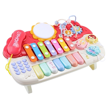 Childrens electronic violin toy piano multifunction puzzle baby begs 1-2 4 3 year old girl birthday present