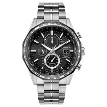 (Self-operated) Citizen watch mens three-eye chronograph multi-functional fashion steel belt mens watch AT8218-81E
